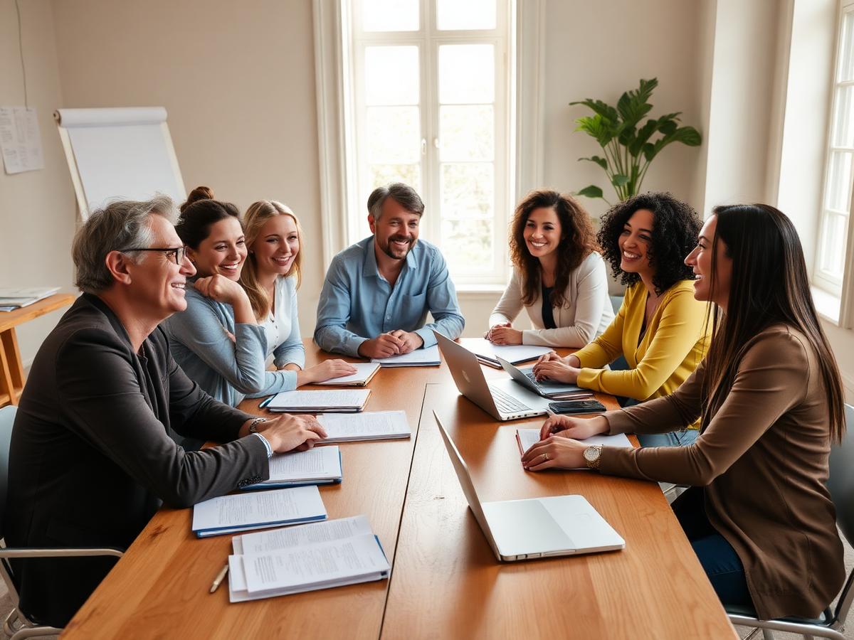 Adult educators in a collaborative Erasmus+ workshop